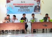 PJ Kepala Desa Popenga Bentuk Koperasi Merah Putih Demi Tingkatkan Kesejahteraan Warga