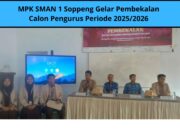 MPK SMAN 1 Soppeng Gelar Pembekalan Calon Pengurus Periode 2025/2026