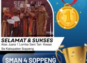 SMAN 4 Soppeng Raih Juara 1 Lomba Seni Tari Kreasi di ” Sere Gau Fest ” STAI Al.Gazali