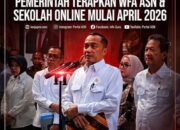 Pemerintah Terapkan WFA bagi ASN dan Sekolah Online Mulai Bulan April 2026